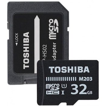 Značka nezaradené - Toshiba pamäťová karta Micro SDHC 32GB M203 Class 10 UHS-I + Adapter THN-M203K0320EA